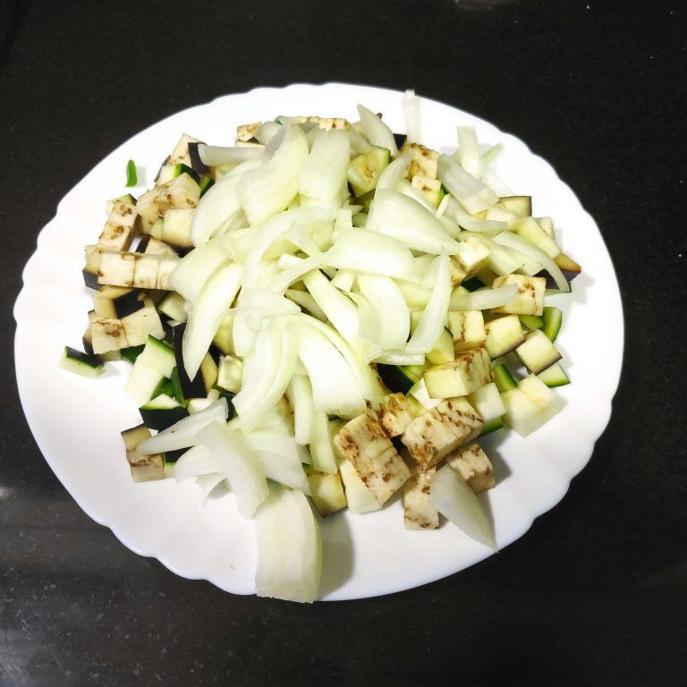 verduras cortadas