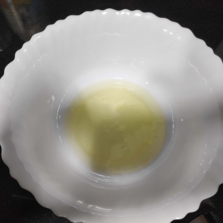 claras separadas para la tortilla nube