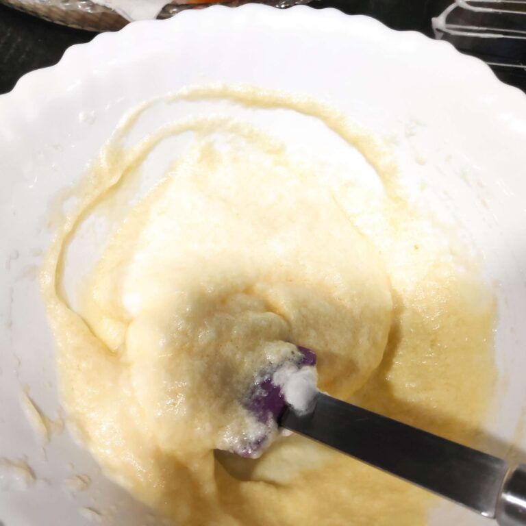 incorporar yemas y claras elaboracion tortilla souflé