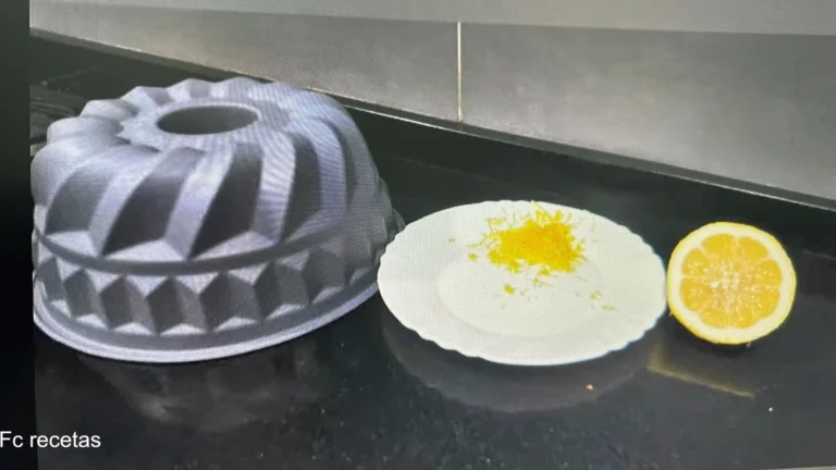 ingredientes para preparar el bizcocho de limón con glaseado