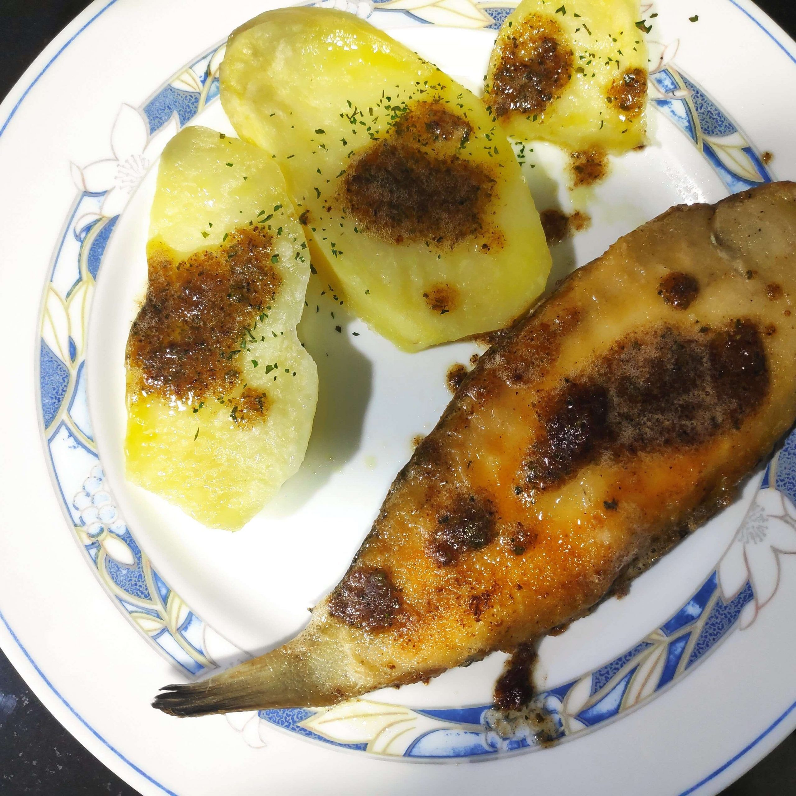 Lenguado a la Meniere con patatas