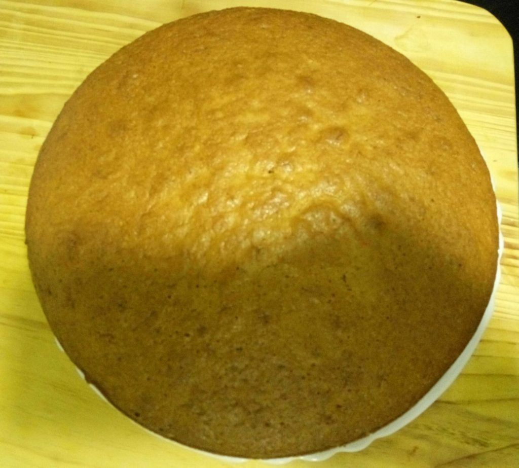 bizcocho de calabaza redondo