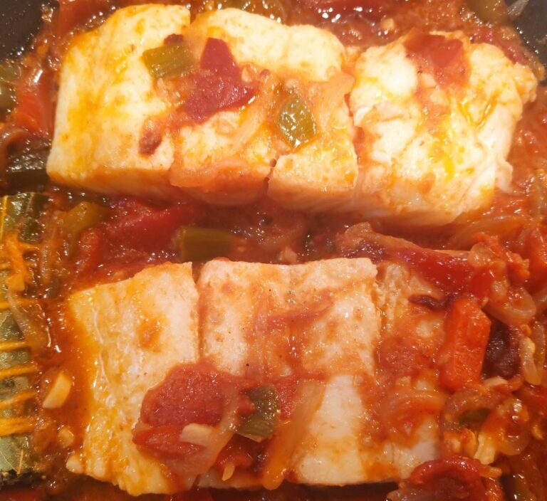 dos lloms de bacallà a l'ajoarriero