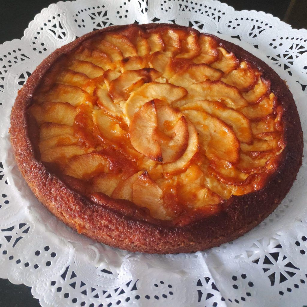 pastel de manzana