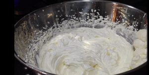 un bol nata montada