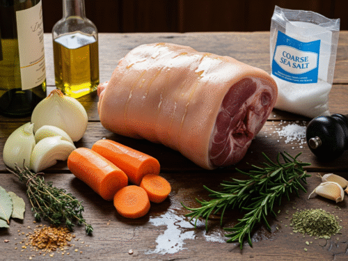 ingredientes del codillo de cerdo al horno