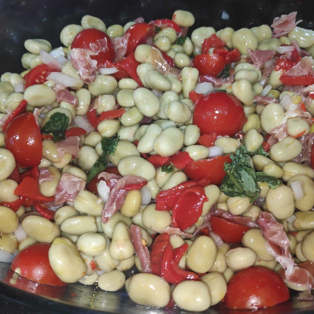 ensalada de habas