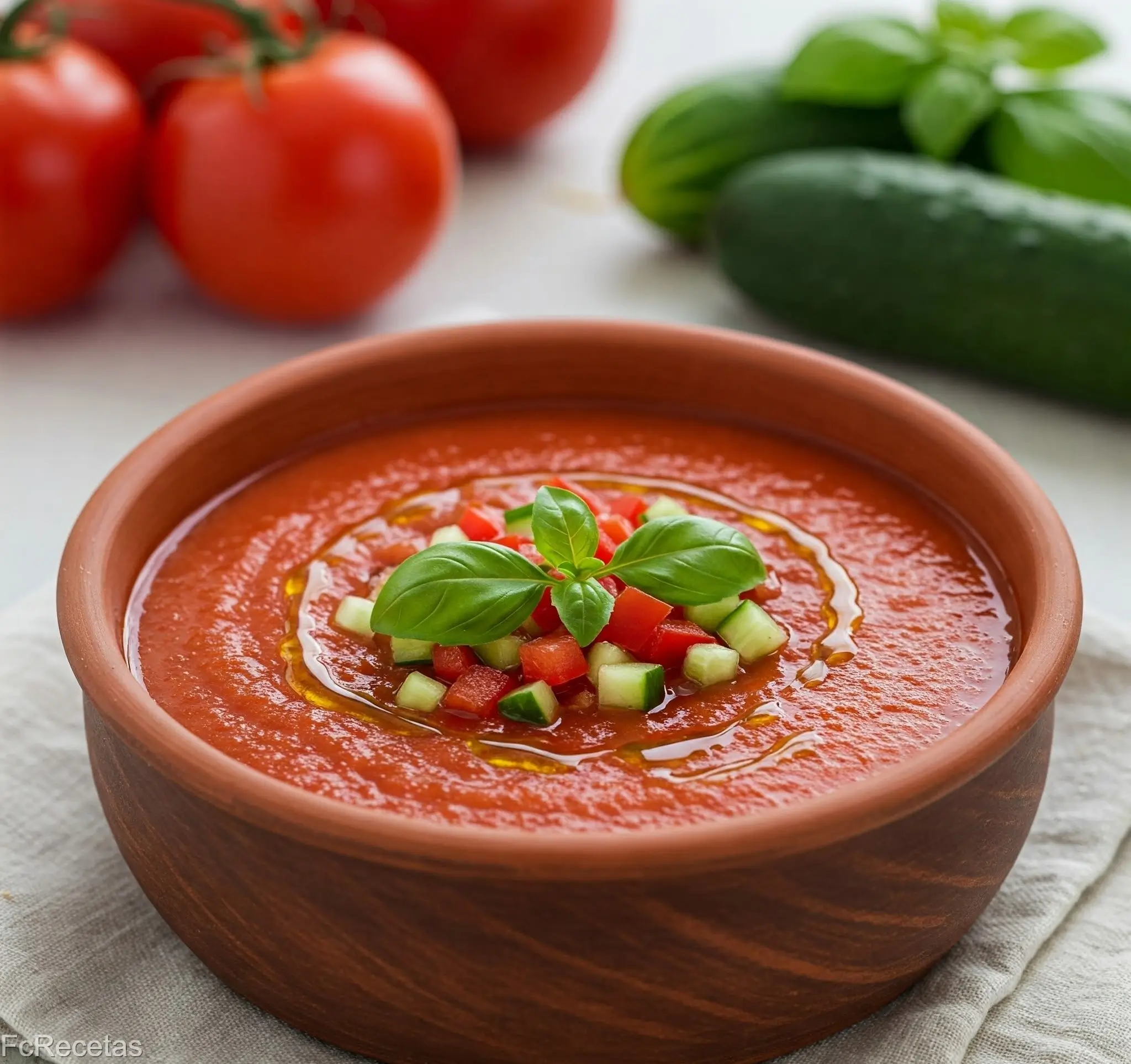 gazpacho tradicional andaluz