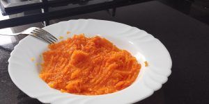 calabaza en un plato