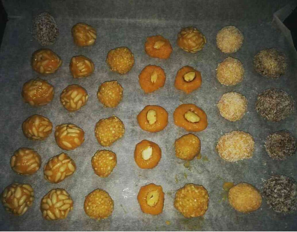 panellets a punt de coure