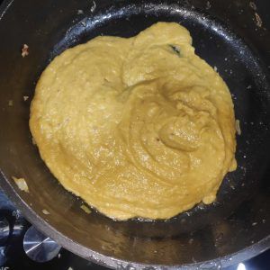salsa de castañas con el vino