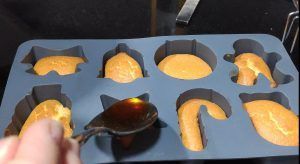 Bizcochos bañados con almibar