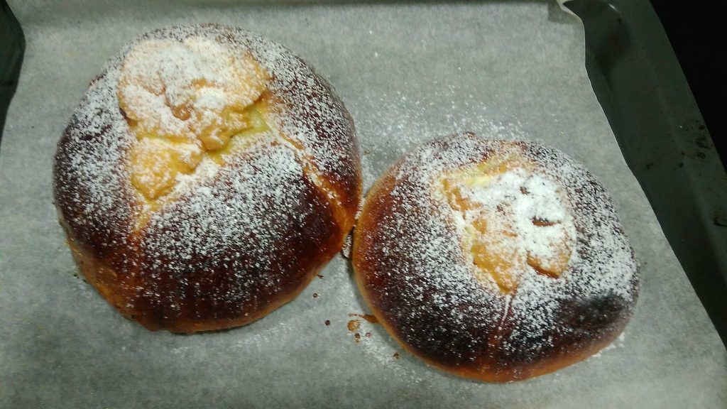 dos pan quemados