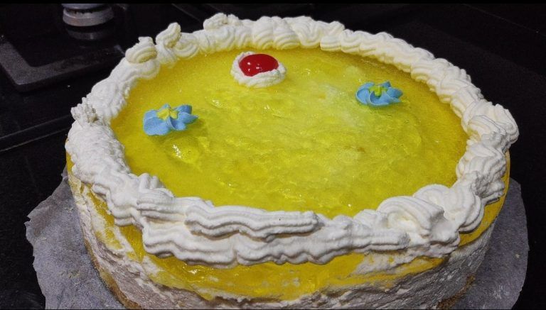 pastel mousse de limón