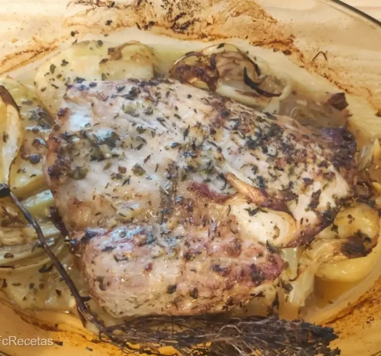 secret de porc al forn amb patates ja cuinat