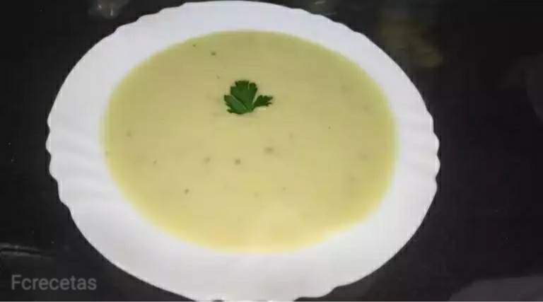 crema de puerros y patata