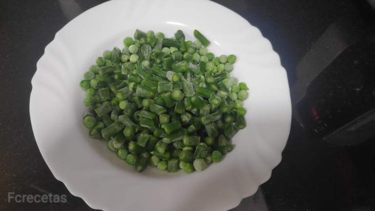 guisantes y judias verdes