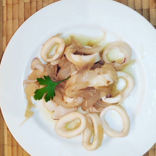 calamares encebollados