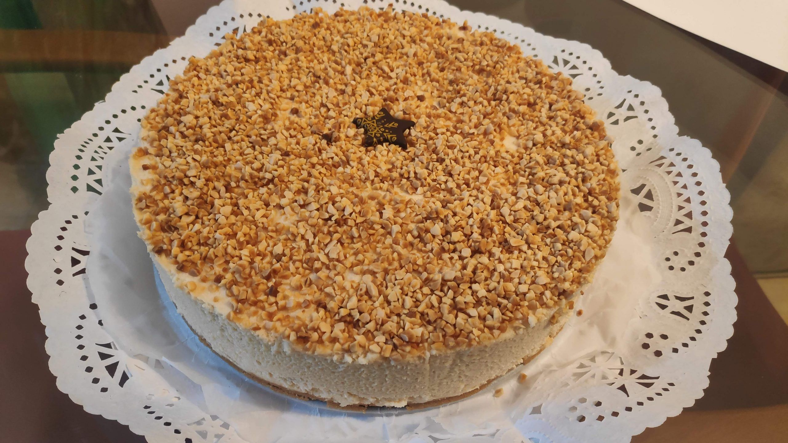 tarta de mousse de turrón