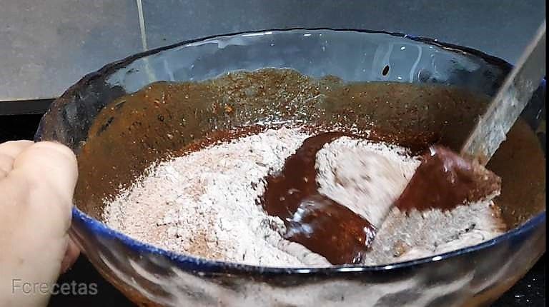 harina con cacao