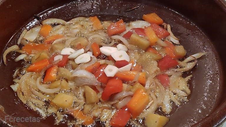 sofrito en la cazuela