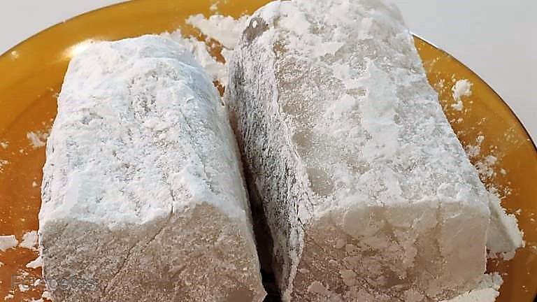 bacallà dos trossos amb farina