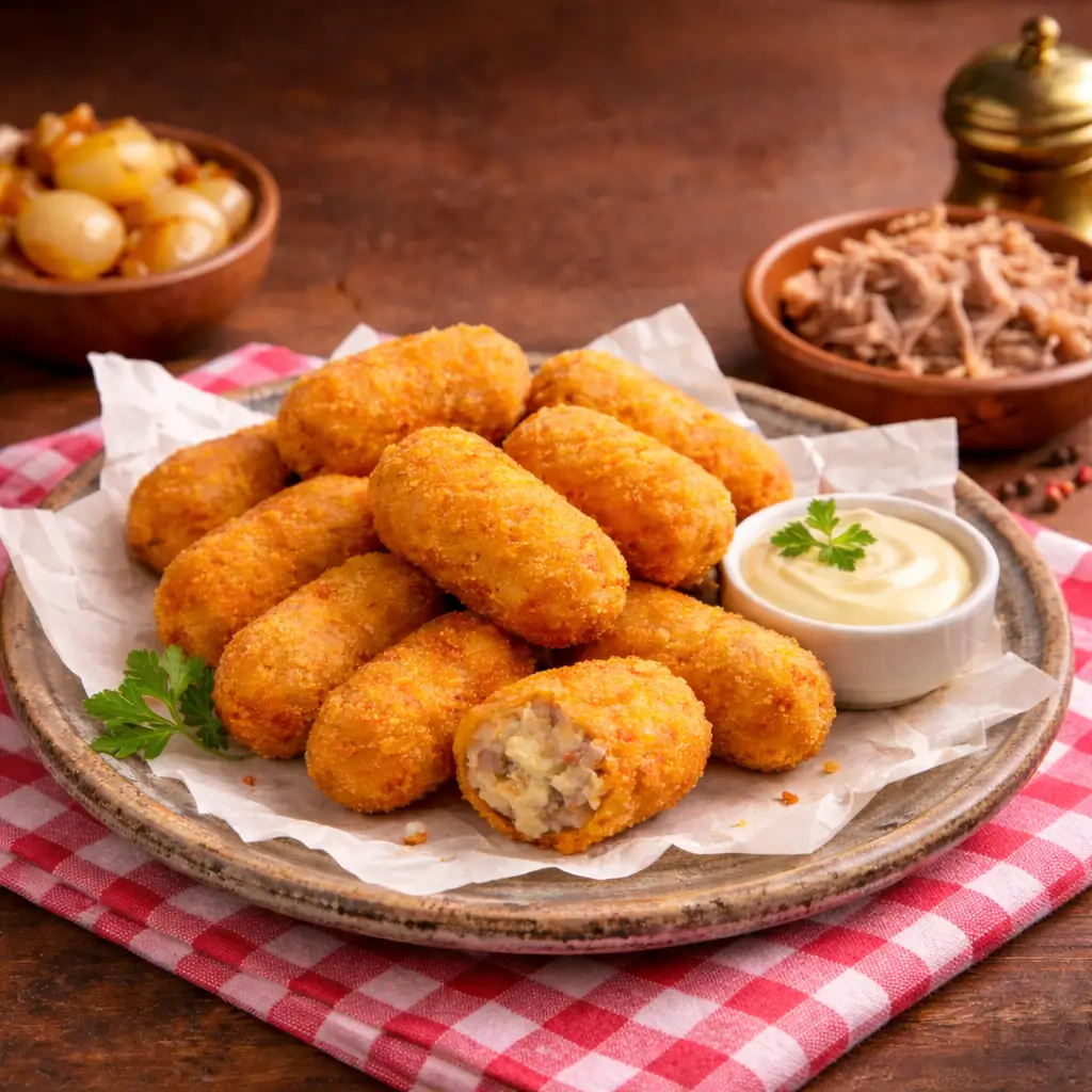 croquetas de cocido cremosas