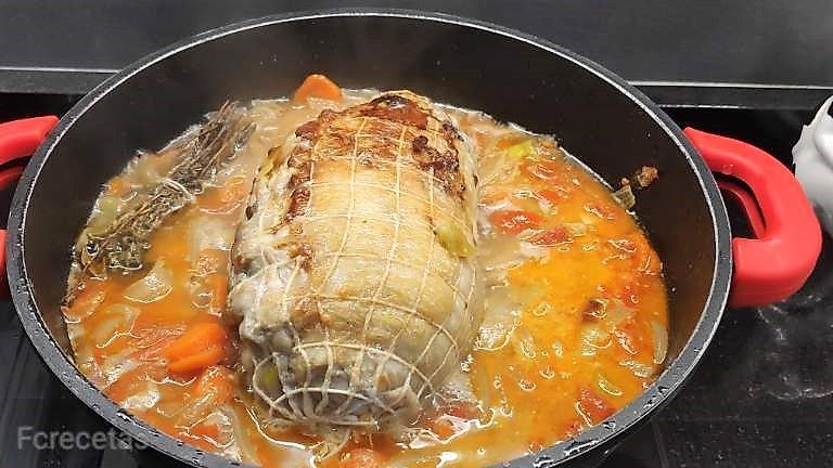 redondo de pollo añadido