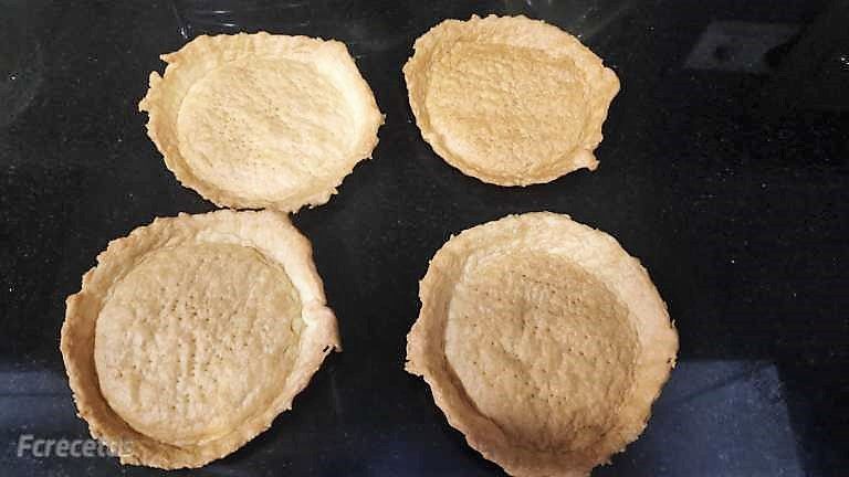 tartaletas cocidas cuatro