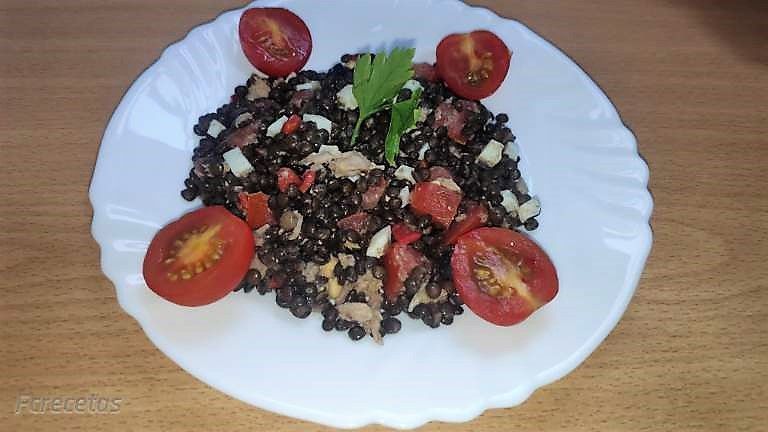 ensalada de lenteja beluga