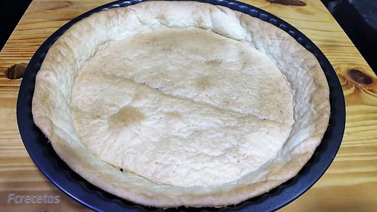 masa con el pre horneado