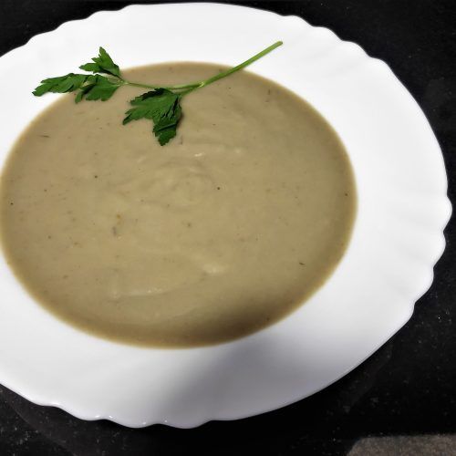 Deliciosa crema de berenjenas fría o caliente