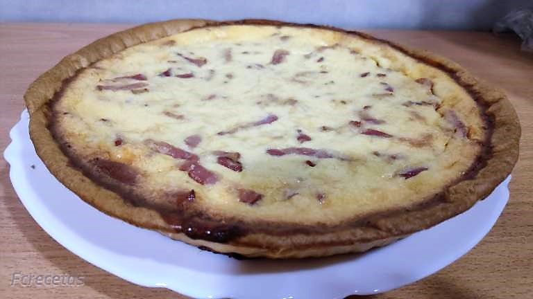 quiche lorraine fuera del molde