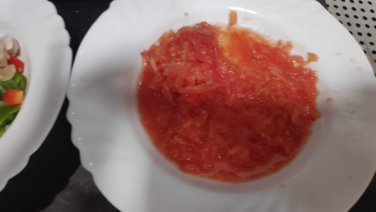 tomàquet ratllat y verdures