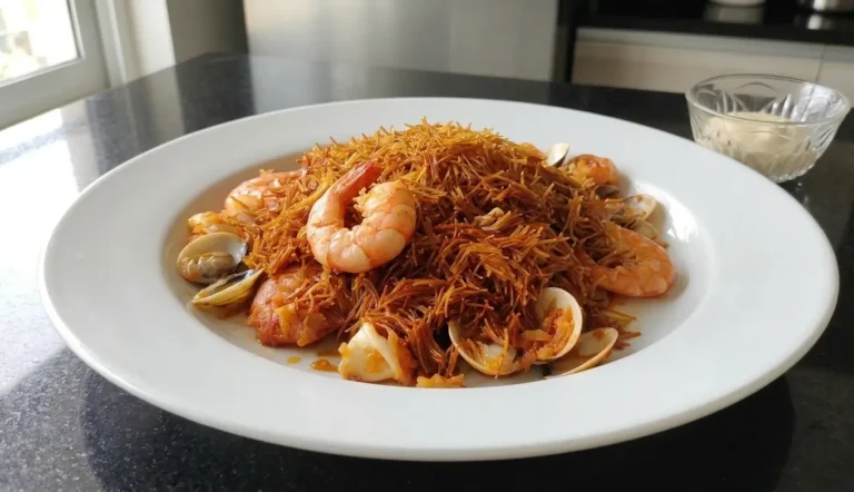 fideuá con marisco
