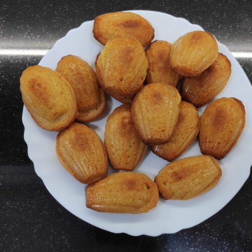 madeleins en un plat