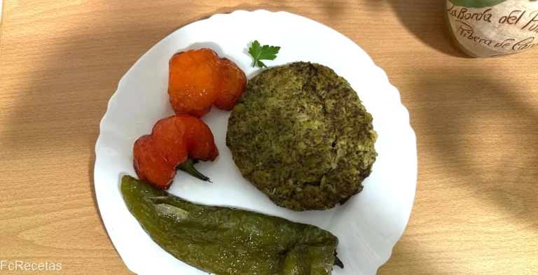 hamburguesa de brocoli y caballa