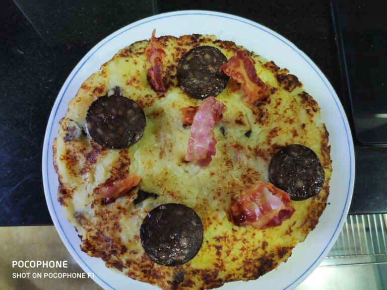 trinxat de la cerdanya en un plat