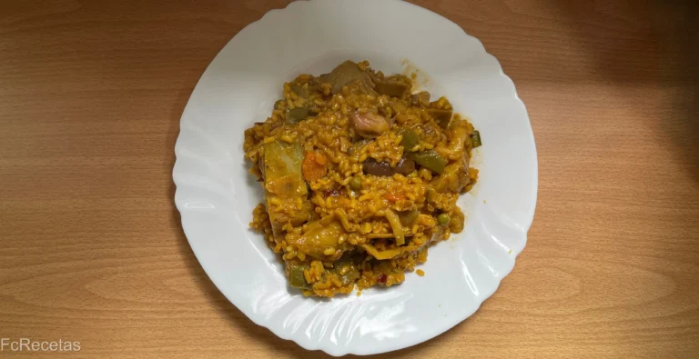 arròs vegetarià amb bolets i verdures