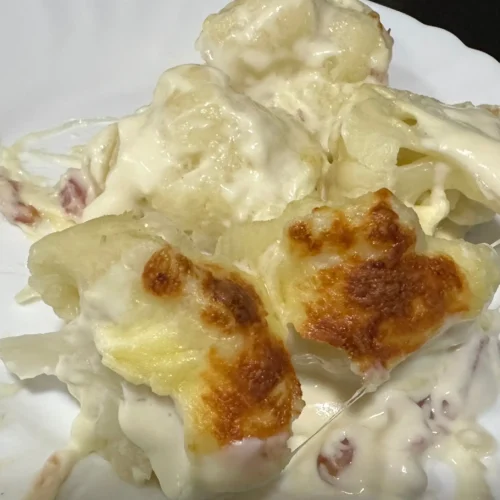 coliflor gratinada al horno