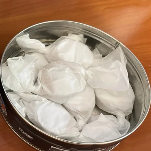 polvorons d'ametlla embolicats en paper de sigui