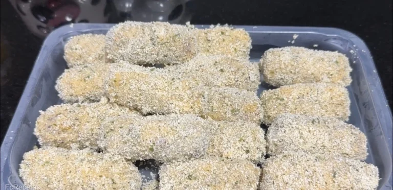 safata de croquetes de botifarra per fregir, guardar o congelar
