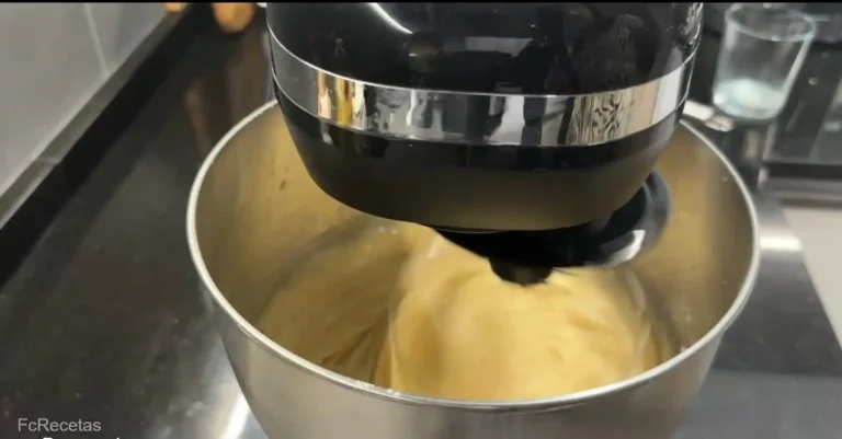 masa en la batidora