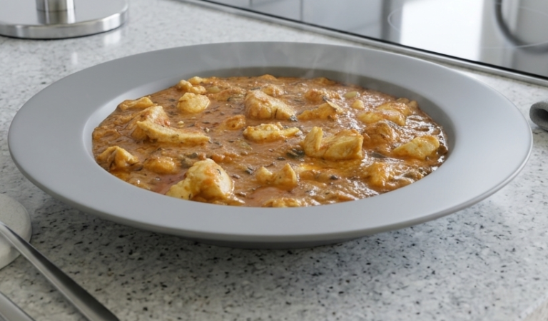 pollo al curry fácil y jugoso