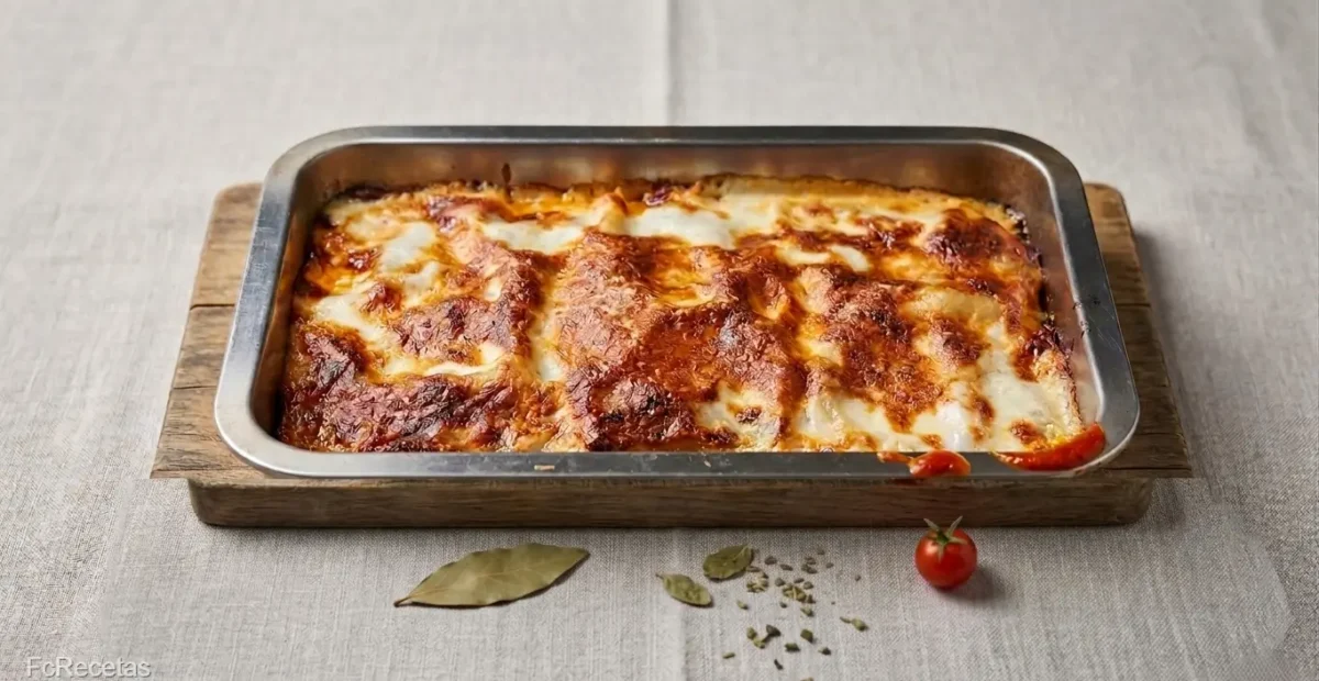 Lasaña de verduras fácil y rápida