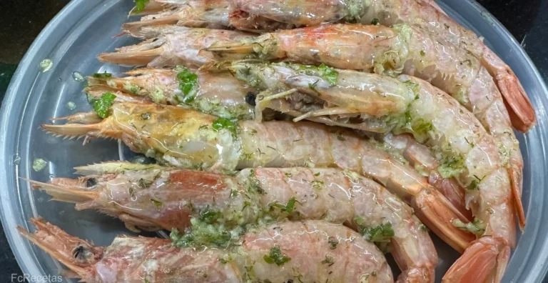 gambas untadas con el majado