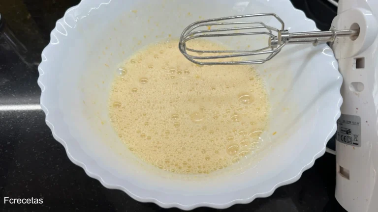 batiendo la mezcla