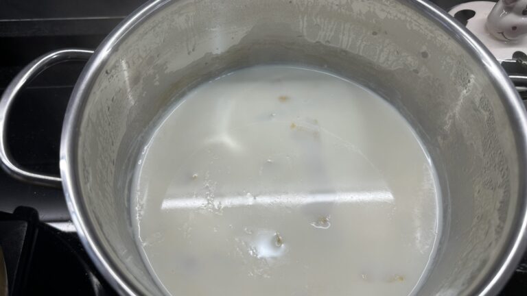 leche infusionando