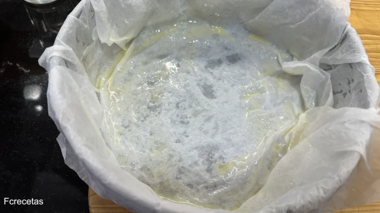 molde engrasado con mantequilla